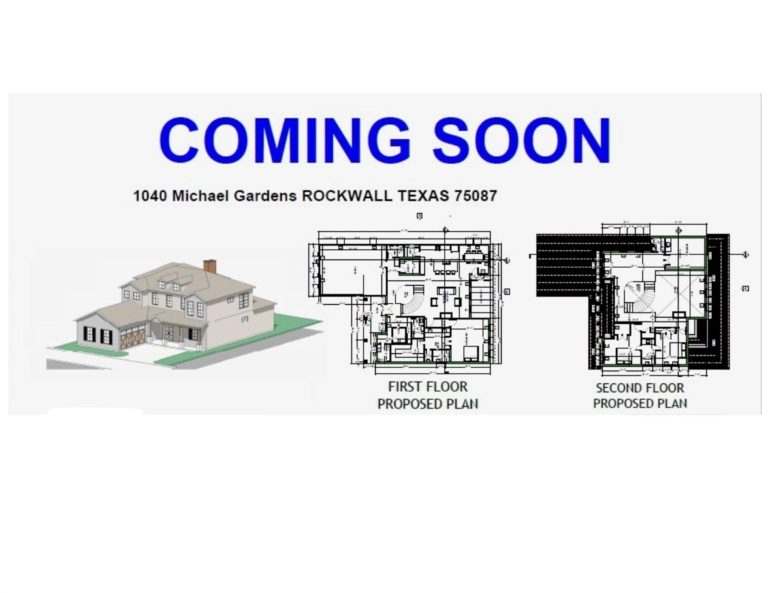 Property Photo of 1040 Michael Gardens, Rockwall 75087 – Home for Sale in Rockwall